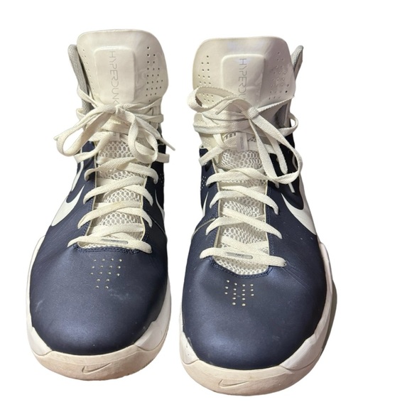 Nike Hyperdunk 2010 TB Basketball Shoes Navy, White, Grey BIG SZ 18 #407627-401 main image 6